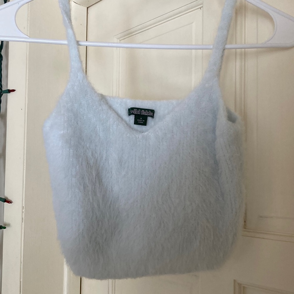 Wild Fable size small fuzzy crop tank top